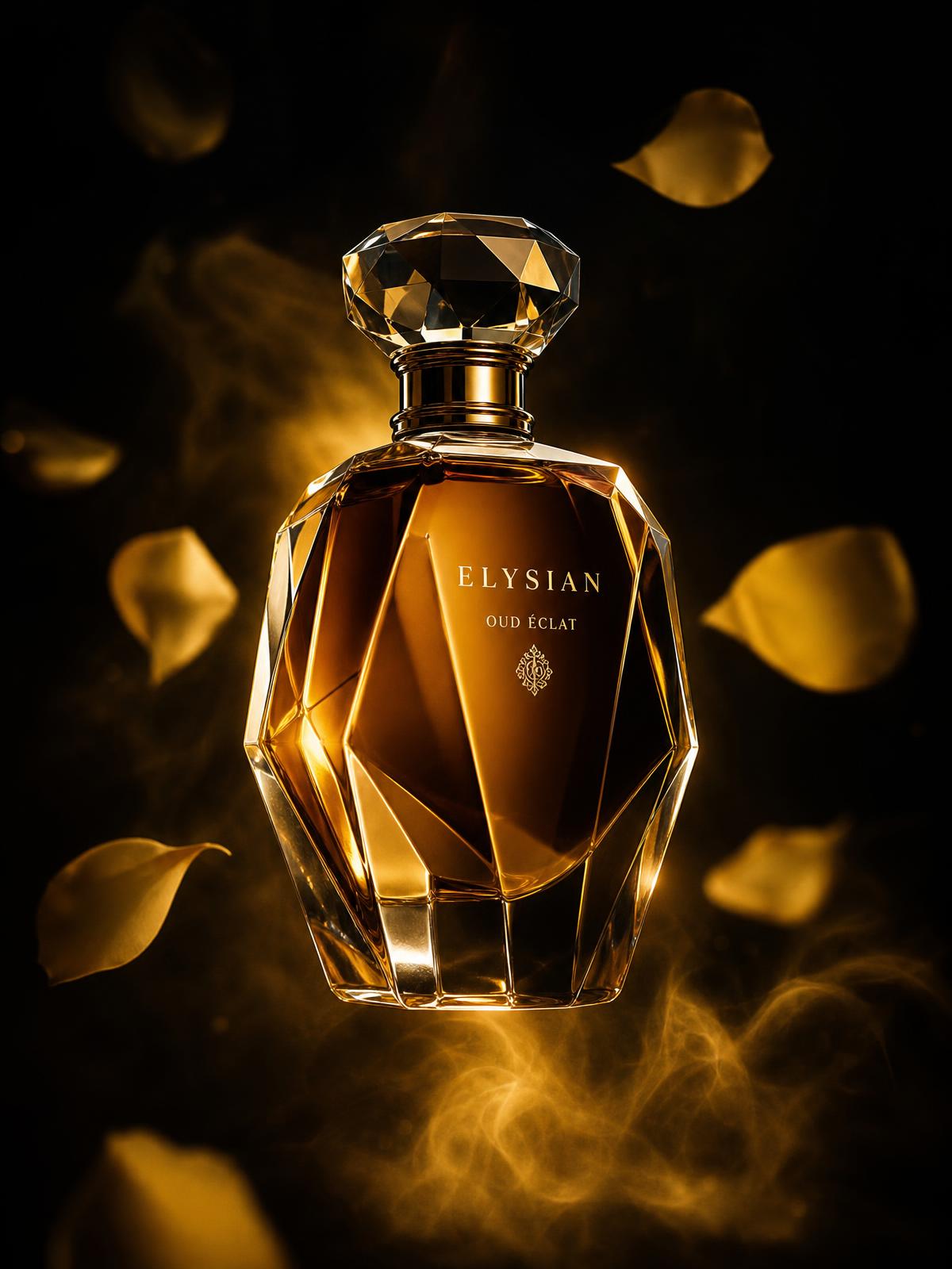 ELYSIAN Rouge Éclat crystal parfum flacon